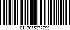 Código de barras (EAN, GTIN, SKU, ISBN): '0117855277799'