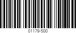 Código de barras (EAN, GTIN, SKU, ISBN): '01179-500'