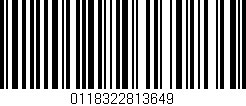 Código de barras (EAN, GTIN, SKU, ISBN): '0118322813649'