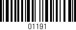 Código de barras (EAN, GTIN, SKU, ISBN): '01191'