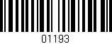 Código de barras (EAN, GTIN, SKU, ISBN): '01193'