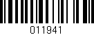Código de barras (EAN, GTIN, SKU, ISBN): '011941'