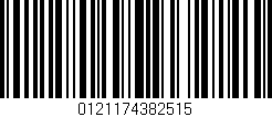 Código de barras (EAN, GTIN, SKU, ISBN): '0121174382515'