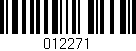 Código de barras (EAN, GTIN, SKU, ISBN): '012271'