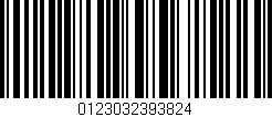 Código de barras (EAN, GTIN, SKU, ISBN): '0123032393824'