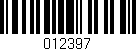 Código de barras (EAN, GTIN, SKU, ISBN): '012397'