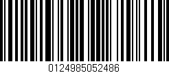 Código de barras (EAN, GTIN, SKU, ISBN): '0124985052486'