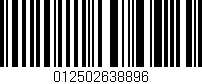 Código de barras (EAN, GTIN, SKU, ISBN): '012502638896'