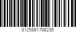 Código de barras (EAN, GTIN, SKU, ISBN): '0125891708238'