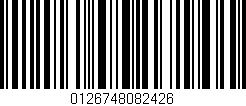 Código de barras (EAN, GTIN, SKU, ISBN): '0126748082426'