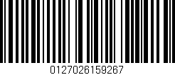 Código de barras (EAN, GTIN, SKU, ISBN): '0127026159267'