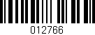 Código de barras (EAN, GTIN, SKU, ISBN): '012766'