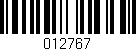 Código de barras (EAN, GTIN, SKU, ISBN): '012767'