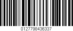 Código de barras (EAN, GTIN, SKU, ISBN): '0127798436337'
