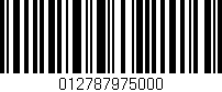 Código de barras (EAN, GTIN, SKU, ISBN): '012787975000'