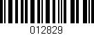 Código de barras (EAN, GTIN, SKU, ISBN): '012829'