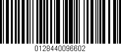 Código de barras (EAN, GTIN, SKU, ISBN): '0128440096602'