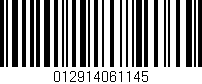 Código de barras (EAN, GTIN, SKU, ISBN): '012914061145'
