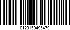 Código de barras (EAN, GTIN, SKU, ISBN): '0129159496479'