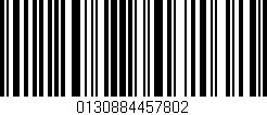 Código de barras (EAN, GTIN, SKU, ISBN): '0130884457802'