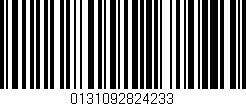 Código de barras (EAN, GTIN, SKU, ISBN): '0131092824233'