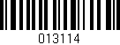 Código de barras (EAN, GTIN, SKU, ISBN): '013114'