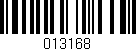Código de barras (EAN, GTIN, SKU, ISBN): '013168'