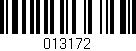 Código de barras (EAN, GTIN, SKU, ISBN): '013172'