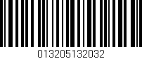 Código de barras (EAN, GTIN, SKU, ISBN): '013205132032'
