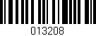 Código de barras (EAN, GTIN, SKU, ISBN): '013208'