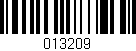 Código de barras (EAN, GTIN, SKU, ISBN): '013209'