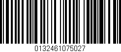 Código de barras (EAN, GTIN, SKU, ISBN): '0132461075027'