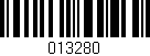 Código de barras (EAN, GTIN, SKU, ISBN): '013280'