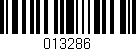 Código de barras (EAN, GTIN, SKU, ISBN): '013286'