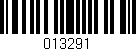 Código de barras (EAN, GTIN, SKU, ISBN): '013291'