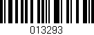 Código de barras (EAN, GTIN, SKU, ISBN): '013293'