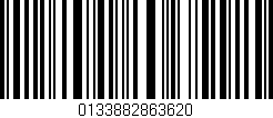 Código de barras (EAN, GTIN, SKU, ISBN): '0133882863620'