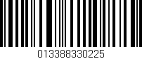 Código de barras (EAN, GTIN, SKU, ISBN): '013388330225'