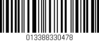Código de barras (EAN, GTIN, SKU, ISBN): '013388330478'