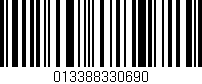 Código de barras (EAN, GTIN, SKU, ISBN): '013388330690'
