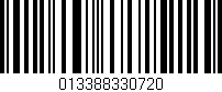 Código de barras (EAN, GTIN, SKU, ISBN): '013388330720'