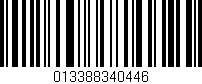 Código de barras (EAN, GTIN, SKU, ISBN): '013388340446'