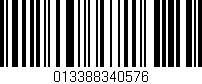 Código de barras (EAN, GTIN, SKU, ISBN): '013388340576'