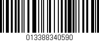 Código de barras (EAN, GTIN, SKU, ISBN): '013388340590'