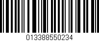 Código de barras (EAN, GTIN, SKU, ISBN): '013388550234'