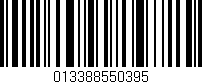 Código de barras (EAN, GTIN, SKU, ISBN): '013388550395'