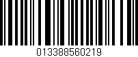 Código de barras (EAN, GTIN, SKU, ISBN): '013388560219'