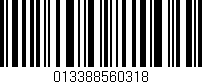 Código de barras (EAN, GTIN, SKU, ISBN): '013388560318'