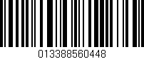 Código de barras (EAN, GTIN, SKU, ISBN): '013388560448'