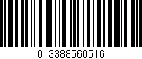 Código de barras (EAN, GTIN, SKU, ISBN): '013388560516'
